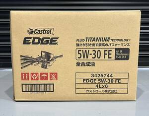 【数量限定】CASTROL EDGE FE 5ｗ30 4L×6缶 ワンケース API SP/GF-6 CF Performance 全合成油 カストロール エッジ