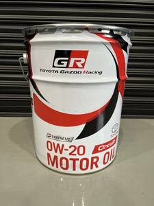 【20L】 GR MOTOR OIL Circuit 0W20 20L×1缶 TOYOTA GAZOO Racing トヨタ純正 全合成油⑦