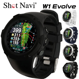 新品 激安■税込■≪ ShotNavi W1 Evolve ≫ ショットナビ W1 エボルブ　BK/BK GPS/測定器 みちびきL1S高精度 GPS 