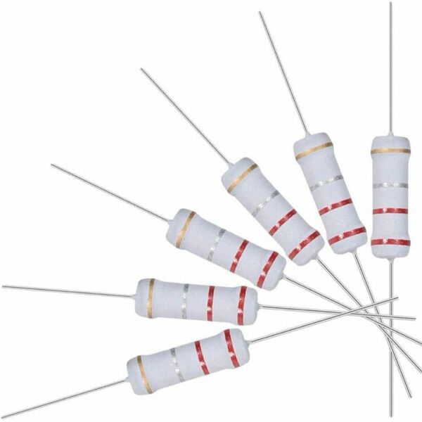 金属酸化膜抵抗 5％許容差 2W 防火 0.22Ω抵抗 DIY オーム 29個 抵抗 抵抗装置 部品 電気 基盤 電気基盤 電池