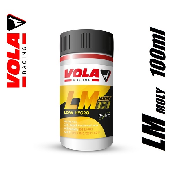 VOLA　LMach　MOLY　リキッド　YELLOW　100ml　春用【auction by polvere_di_neve】液体 ワックス toko holmenkol swix maplus ガリウム