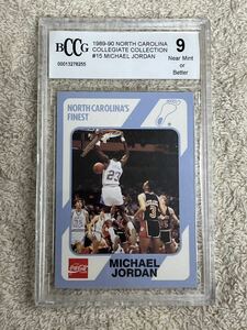 1円スタート マイケルジョーダン Michael Jordan #15 1989-90 North Carolina Collegiate Collection BCCG 9