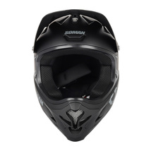 オフロードヘルメット SOMAN M9 バイクヘルメット ダートバイク クロスカントリー ヘルメット 8色-マットブラック-サイズ：Ｓ_画像3