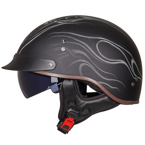  new goods half helmet built-in goggle 12 color semi-hat helmet man and woman use bike helmet semi-cap helmet M-XXL selection possible J-L