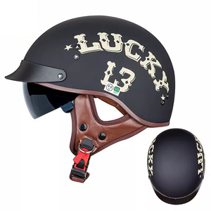 人気 ハーフヘルメット 内蔵ゴーグル　半帽ヘルメット バイクヘルメット 半キャップ ヘルメットVF02 男女兼用 E サイズ：XL