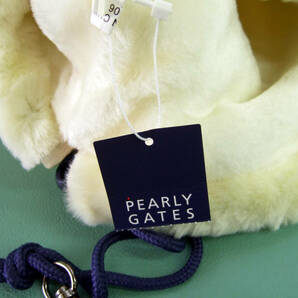 新品 タグ付き PEARLY GATES パーリーゲイツ ヘッドカバー アイアンカバー ホワイト クリーム ボア キレイですの画像4