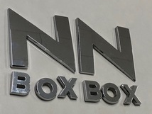 ★☆送料無料☆★2個セット★ホンダ HONDA ☆N-BOX N BOX☆ エンブレム ★シルバー★加工用にいかがでしょう？_画像9