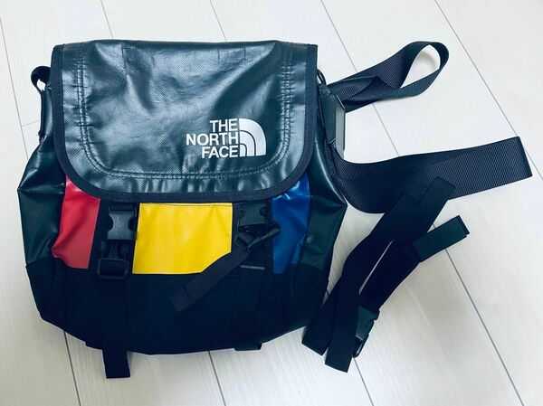 レア希少！ ノースフェイス NORTH FACE メッセンジャー バッグ ショルダーバッグ 赤・黄・青 クレイジー マルチカラー