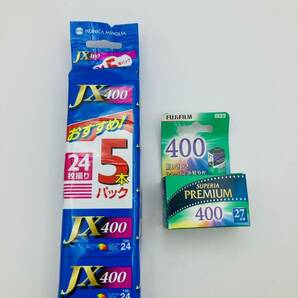 【7607】 ★1円スタート 未使用品 コニカカラーフィルムJX400 24枚撮り 5本 フジカラー SUPERIA PREMIUM 400 未開封 期限切れの画像5