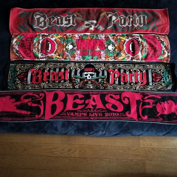 まとめ売り VAMPS タオル ライブ 美品 BEAST PARTY LIVE