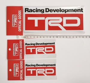 TRD ステッカーセット OFFICIAL GOODS トヨタ TOYOTA 08231-SP011-B3 B2 3枚セット