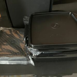 タッパーウェア スモールデュエットすのこ付 ハンドル付  二段重ね 重箱タイプ お弁当箱 ランチボックスの画像6