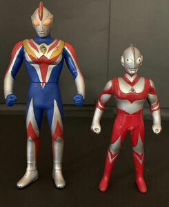 Ultraman Cosmos 16см и Ultraman G Отличный 13 см мягкий винил