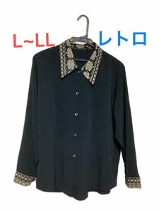 う26 ブラウスL~LL 長袖シャツ トップス シャツ カジュアルシャツ