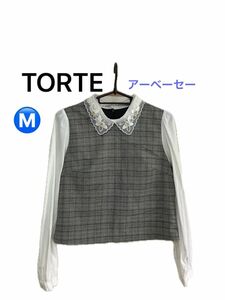 う55 TORTE カットソー Ｍ 長袖 トップス ブラウス