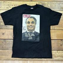 ALIFE / エーライフ JOHN GOTTI プリントTEE Tシャツ ジョン ゴッティ ブラック Lサイズ コットン 半袖 USED_画像1