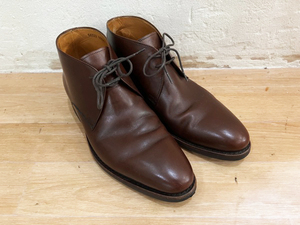 1187★Jalan Sriwijaya/ジャラン スリウァヤ ダイナイトソールCHUKKA BOOT チャッカーブーツ ブラウン メンズ UK7(25.5cm相当) 