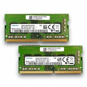 M119-48GW SAMSUNG ノートPC 換装・増設用メモリ S.O.DDR4-2400 8GB×2枚セット 