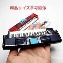 ドール用ミニチュアキーボード黒色。ミニ楽器_画像5