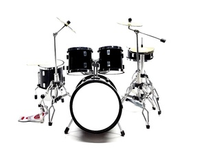  miniature drum set black. Mini musical instruments 