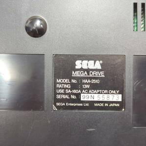 ＜414Y100＞SEGA【セガ】MEGA DRIVE / メガドライブ 16-BIT HAA-2510 未検証品 ジャンク扱い品の画像7