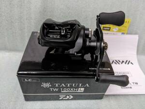 新品未使用　ダイワ　２４TATULA　タトゥーラTW　１００XHL　付属品完備　バス　左ハンドル