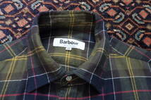 Barbour/長袖シャツ/コットン/GRN/チェック/バッファロー ブロック チェックネルシャツ バブアー_画像3