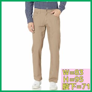 ツイルパンツ リラックスフィット ストレッチ メンズ 32W28L