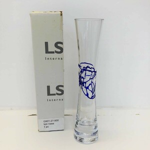 新品　5.紺色　LSA international　フラワーベース　花瓶　ハンドメイド　ガラス　ブルー　Izzi Vase 27cm　ポーランド製　G901-27