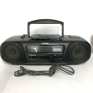 通電 SONY CFD-20 ソニー ラジオカセットデッキ ラジカセ カセットデッキ カセットテープ CD ラジオ AM FM ブラック 黒