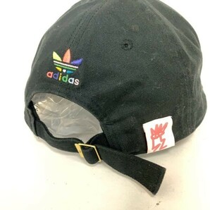 adidas LOVE UNITES アディダス 帽子 キャップ ブラック 黒 カラフル 虹色 A2L001 フリーサイズ Fの画像4