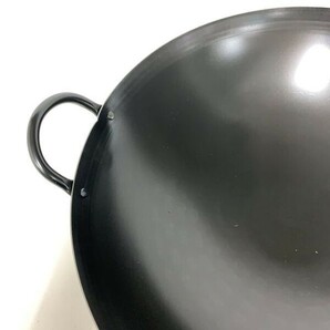 打出し 中華鍋 SA鉄 36cm ATY03036 キッチン 調理器具 ブラック 黒 料理 鍋 鉄板 フライパンの画像5