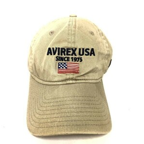 AVIREX × NEW 9TWENTY NEW ERA CAP コラボ アビレックス ニューエラ キャップ 帽子 ベージュ 茶 ポロキャップ USA国旗 ALL AMERICANの画像2