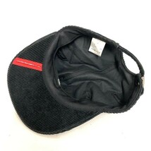 PHINGERIN フリーサイズ F フィンガリン キャップ 帽子 ハット コーデュロイ 日本製 ブラック 黒 メンズ ファッション 刺繍_画像7