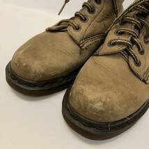 ドクターマーチン　UK5　23.5cm-24.0cm　イギリス製　ヌバック　ブーツ　ベージュ　ハイカット　レザー　dr.martens_画像4