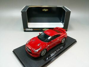 エブロ 1/43 　日産　GT-R 2007 ブリリアンレッド　786