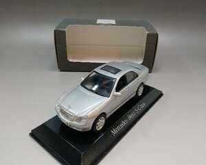 メルセデス・ベンツ ディラーモデル 1/43 メルセデス・ベンツ　Sクラス　シルバー　B66961956