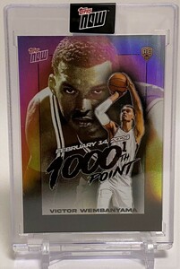 Victor Wembanyama 2023 Topps now ウェンバンヤマ VW1 ②