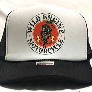 WILD ENGINE トラッカーキャップ 新品 ホワイト×ブラック アメカジ OTTO メッシュキャップ の画像1