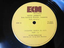 L#4436◆3LP◆ キース・ジャレット ソロ・コンサート KEITH JARRETT Solo Concerts Bremen / Lausanne ECM PA-3031_画像8