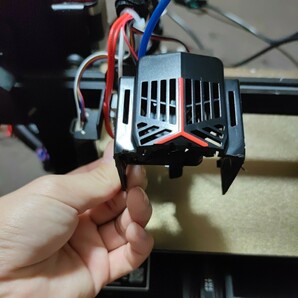 通電確認済 ジャンク CREALITY ender3 v2 neo デュアルギア 静音ファン PLAフィラメント  ガラスベッド PEIシート 3Dプリンタの画像8