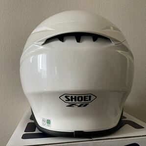 ヘルメット SHOEI z-8 XL ホワイト ダークスモークシールド付の画像6