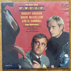 * Robert *bo-n/ David *maka Ram ..[0011 Napoleon * Solo ]*US запись LP/THE MAN FROM U.N.C.L.E.~ лодыжка из пришел мужчина 