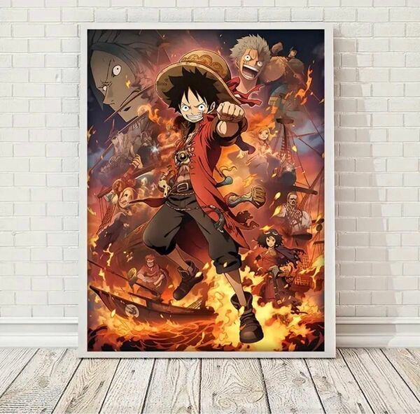 【新品　未開封】ONE PIECE ルフィ　ポスター（フレームなし）サイズ（30×40センチ）