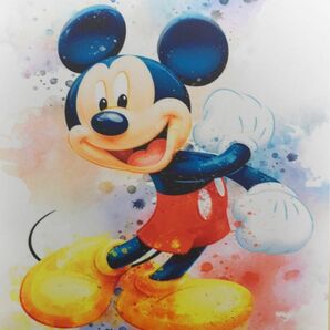 ディズニー　ミッキーマウス　ポスター（フレームなし）サイズ（20×25センチ）