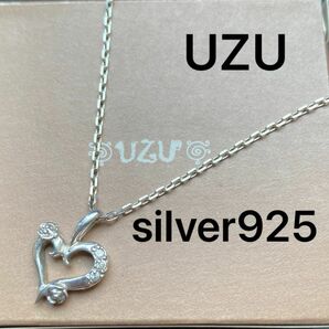 UZU ウズ シルバー925 ネックレス ハート ペンダント　バラ silver925 シルバーネックレス