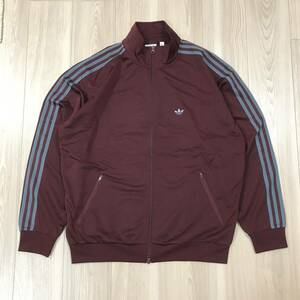 adidas BB TRACKTOP Lベッケンバウアー トラック ジャケット トップ マルーン ジャージ ライン パープル オリジナルス アディカラー ワイン