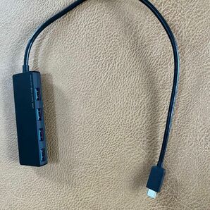 エレコム USBハブ usb-c usb 4ポート 30cmケーブル