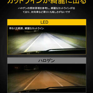 送料無料 H11 H8 H9 H16 LEDヘッドライト 車検対応 純正ハロゲンサイズ 6500K 12V車対応(ハイブリッド車・EV車対応)の画像10