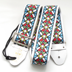  new goods guitar strap ACE reprint ACE-3 STAINED GLASS